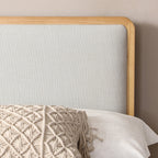 Cadre de lit en bois rembourré Austin