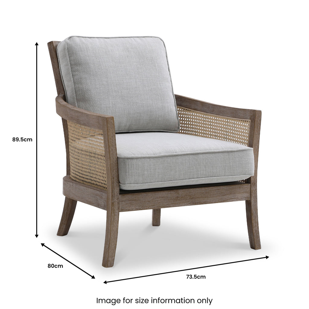 Fauteuil d'appoint en rotin Harrington