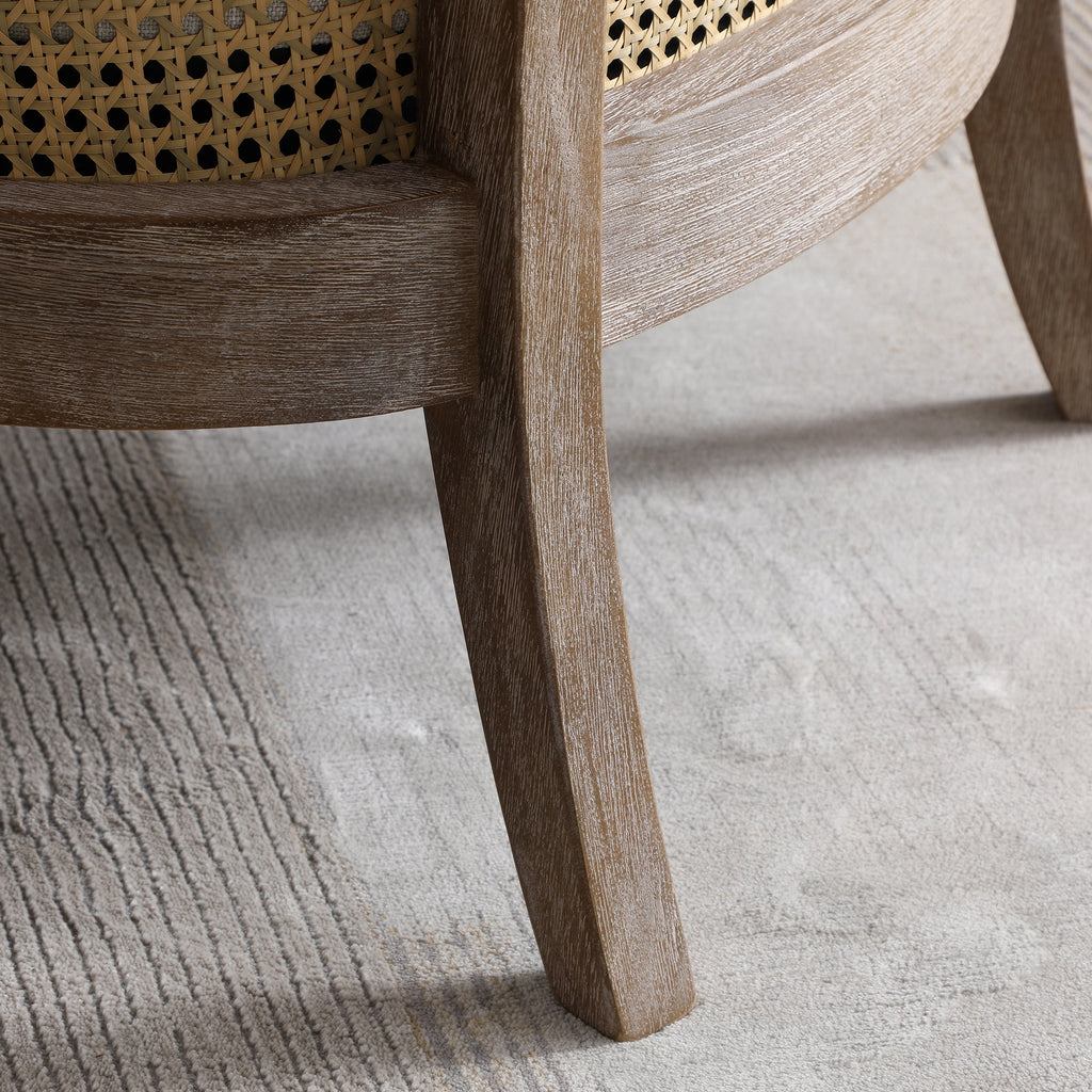 Fauteuil d'appoint en rotin Harrington