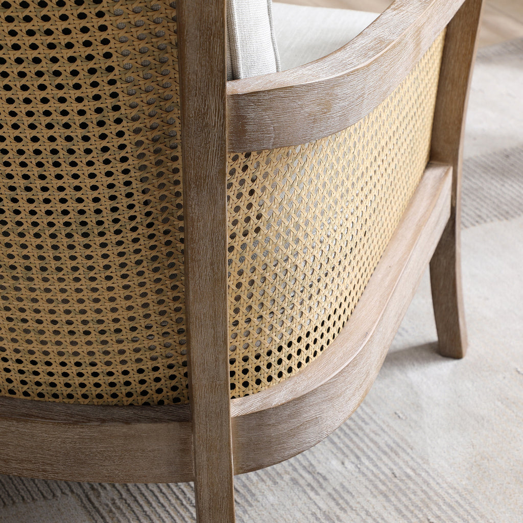 Fauteuil d'appoint en rotin Harrington