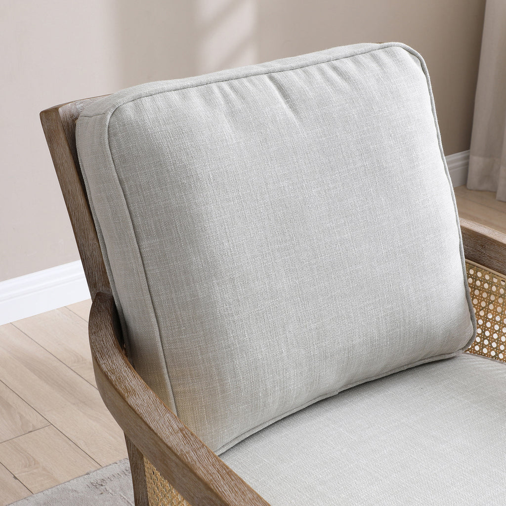 Fauteuil d'appoint en rotin Harrington