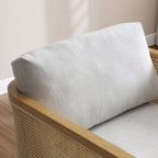 Fauteuil d'appoint en rotin Anara