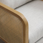 Fauteuil d'appoint en rotin Anara