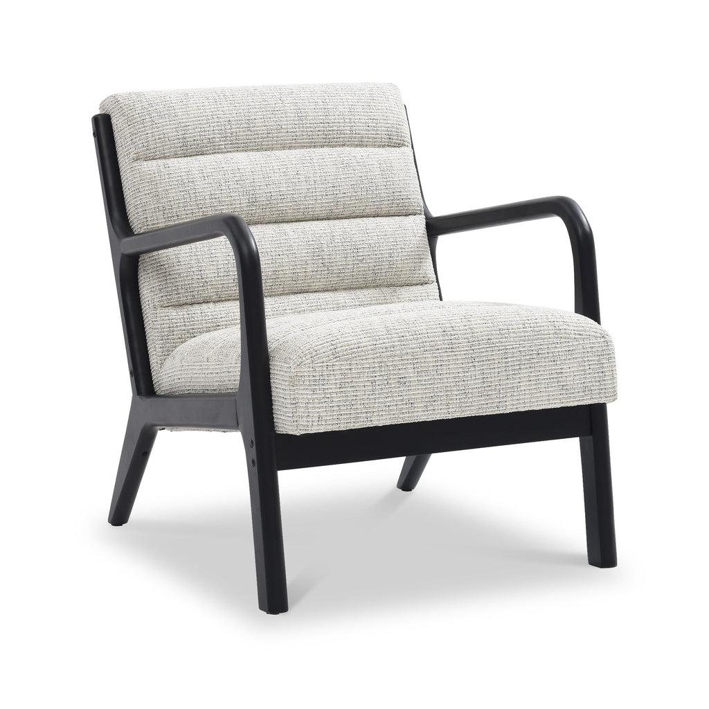 Fauteuil d'appoint Thompson en velours côtelé naturel