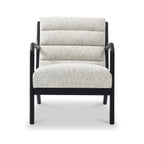 Fauteuil d'appoint Thompson en velours côtelé naturel