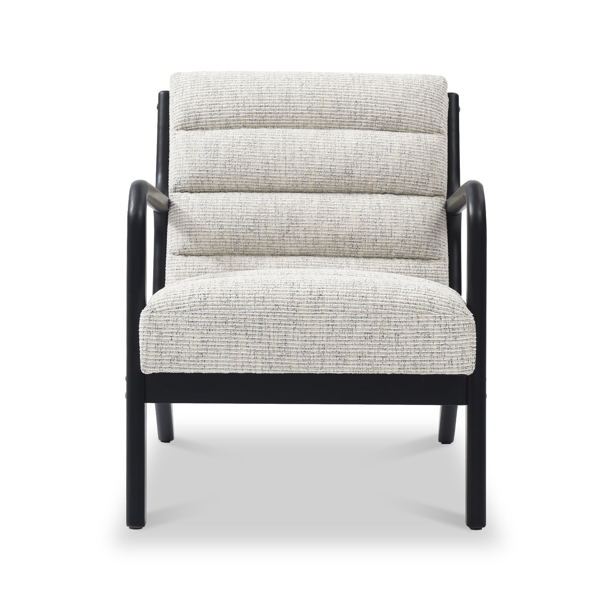 Fauteuil d'appoint Thompson en velours côtelé naturel