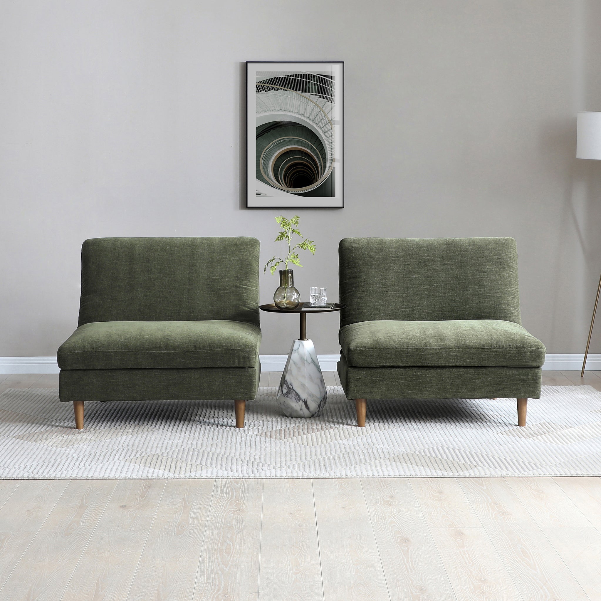 Fauteuil lounge Carrington Chenille Click Clack