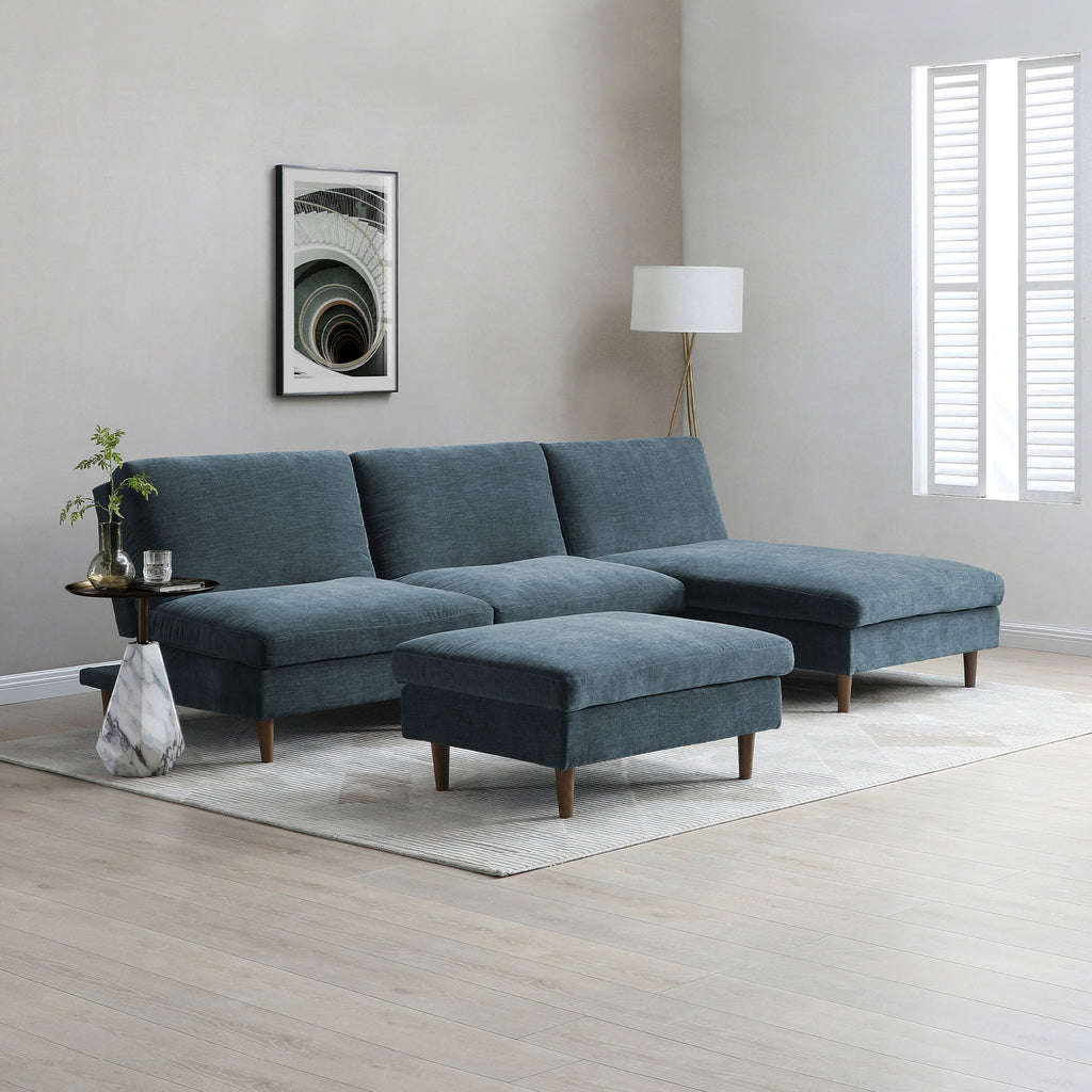 Fauteuil lounge Carrington Chenille Click Clack