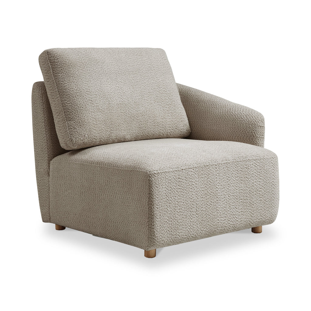 Fauteuil d'angle droit Fairfax Boucle