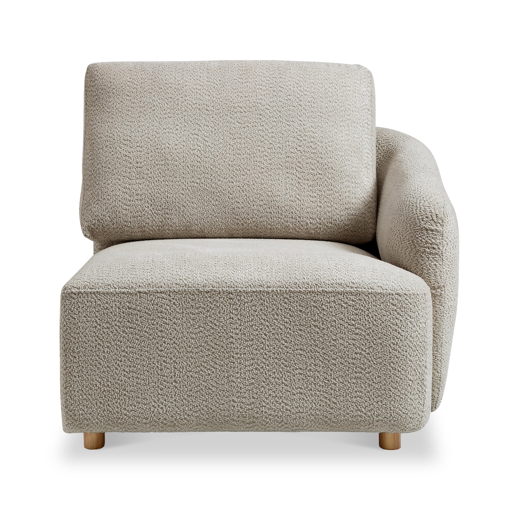 Fauteuil d'angle droit Fairfax Boucle