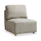 Fauteuil lounge sans accoudoirs Fairfax Boucle