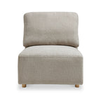 Fauteuil lounge sans accoudoirs Fairfax Boucle