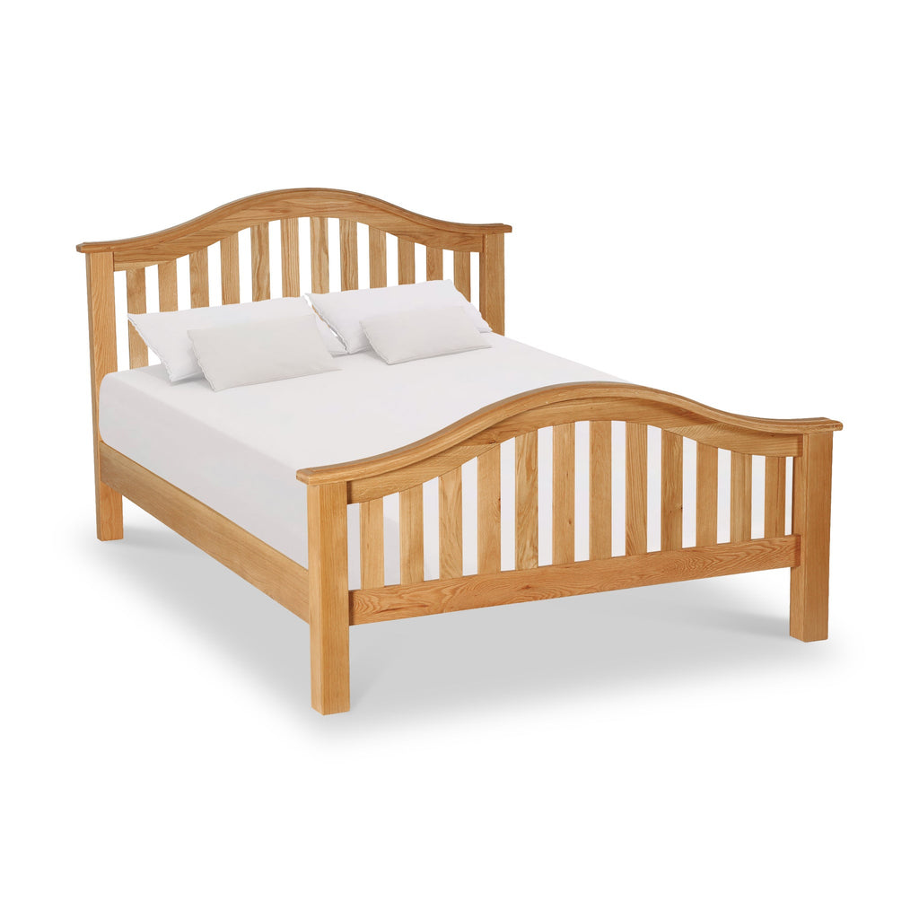 Cadre de lit à lattes incurvées Zelah