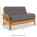 Futon double Ruben petit modèle