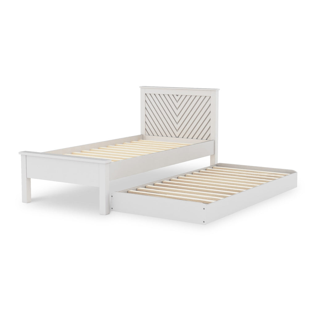 Lit d'appoint Wotton Chevron avec lit gigogne