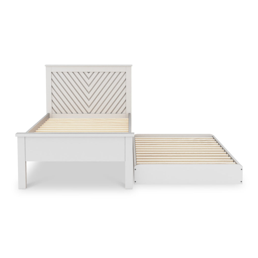 Lit d'appoint Wotton Chevron avec lit gigogne