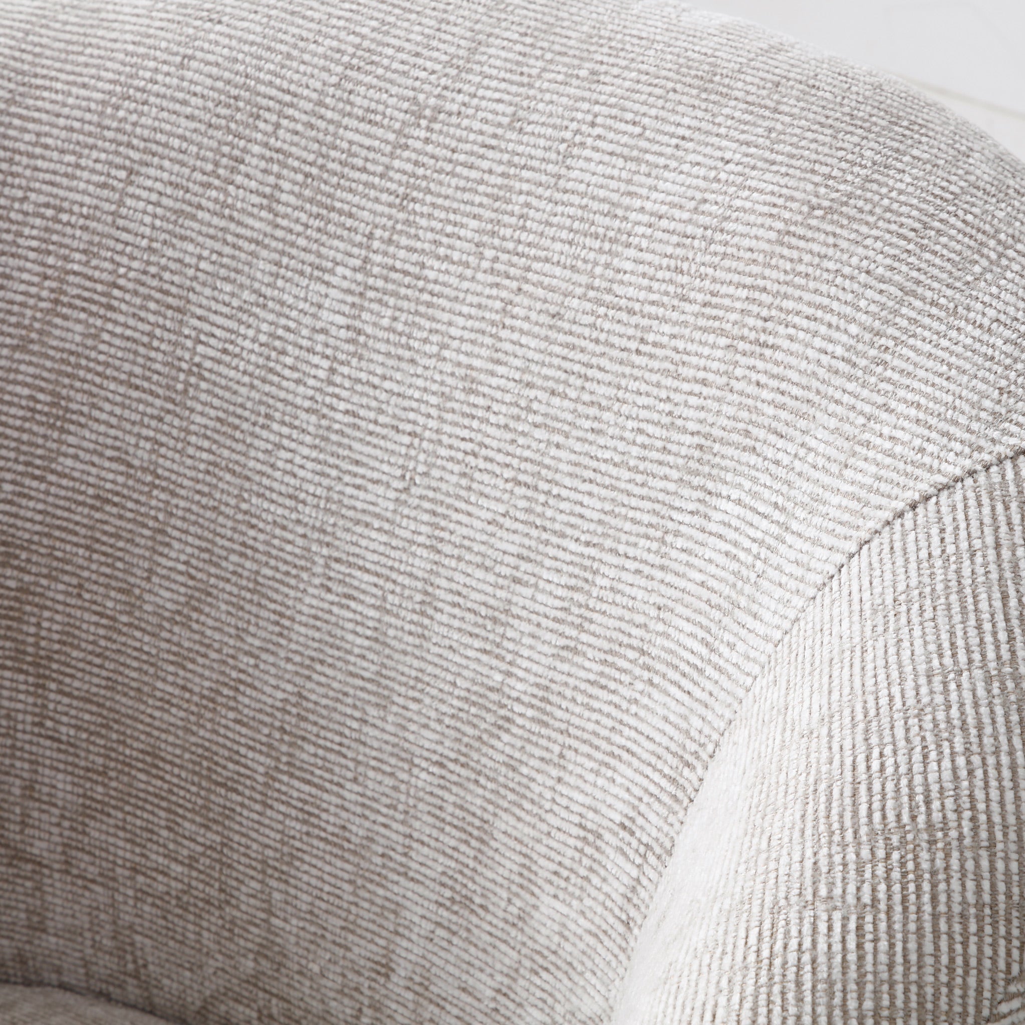 Chaise Toira en chenille tissée naturelle