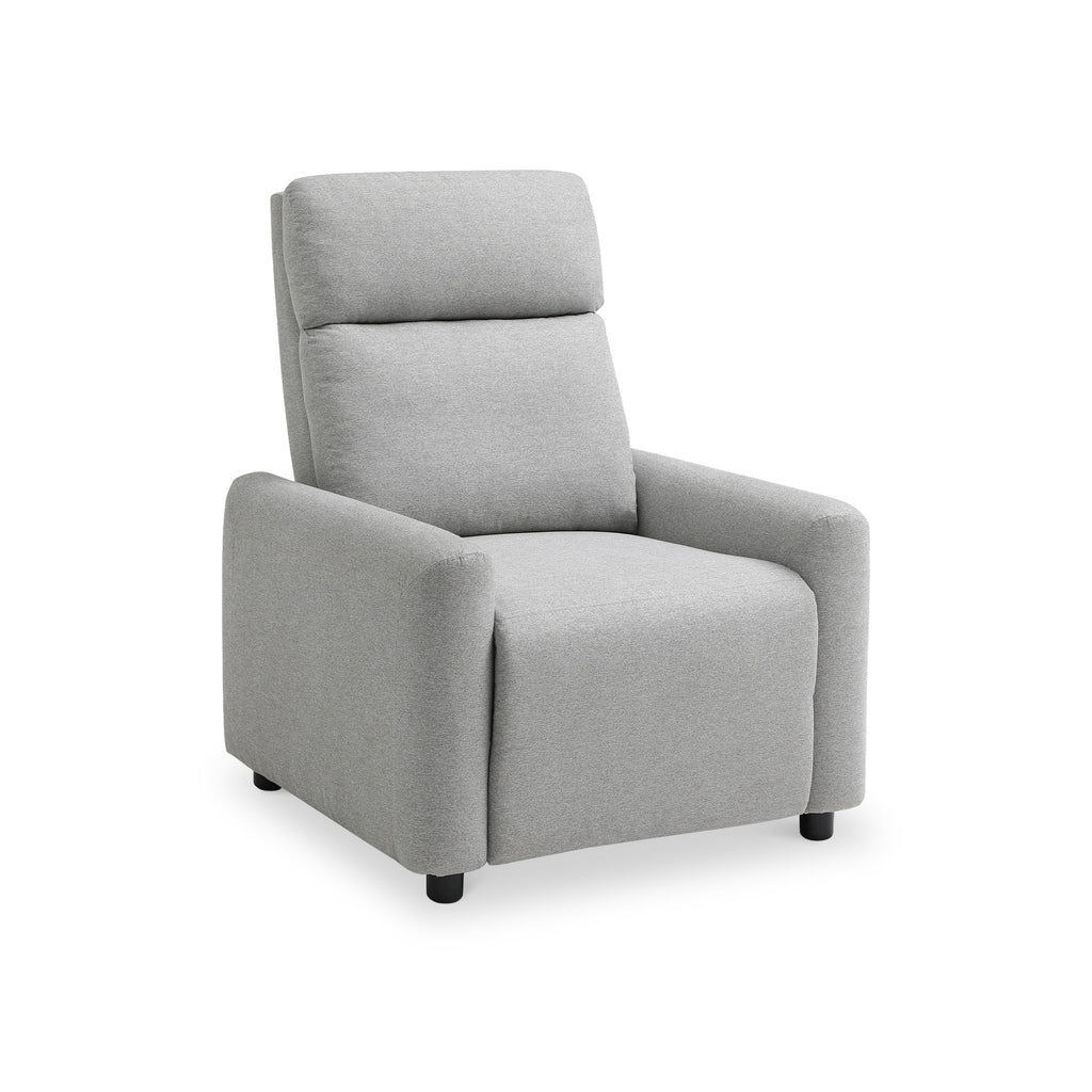 Fauteuil inclinable Fairford Grey en fausse laine