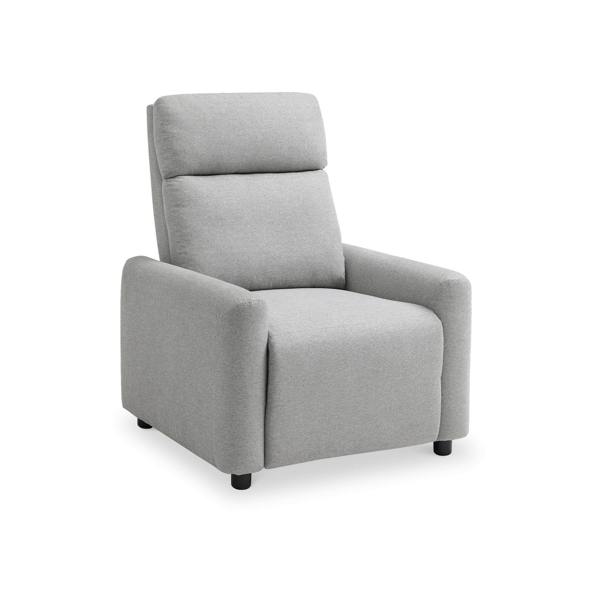 Fauteuil inclinable Fairford Grey en fausse laine