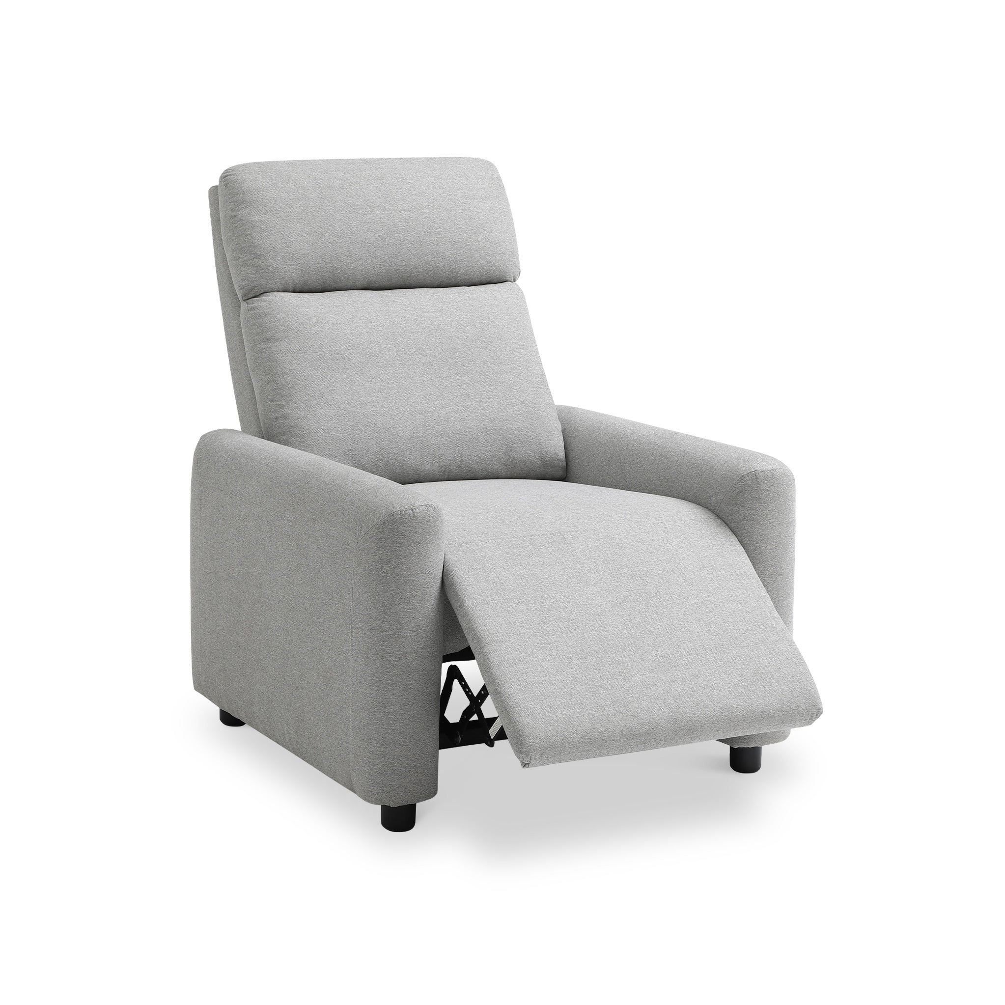 Fauteuil inclinable Fairford Grey en fausse laine
