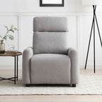Fauteuil inclinable Fairford Grey en fausse laine