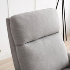 Fauteuil inclinable Fairford Grey en fausse laine