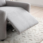 Fauteuil inclinable Fairford Grey en fausse laine