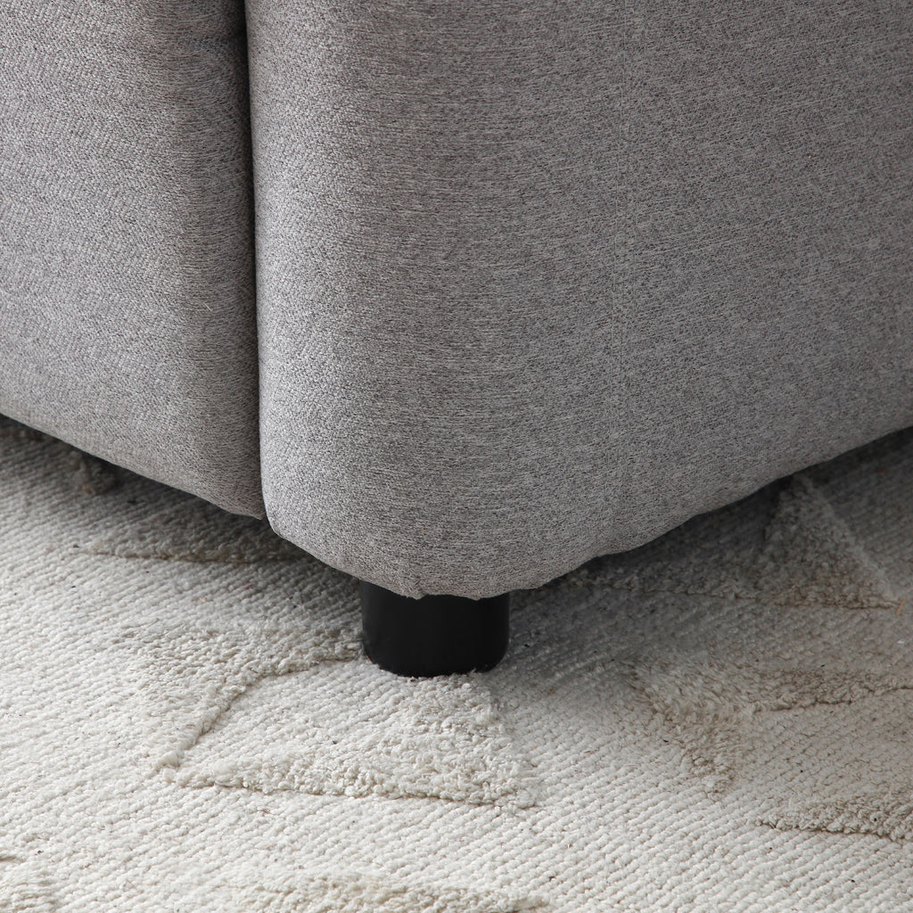 Fauteuil inclinable Fairford Grey en fausse laine