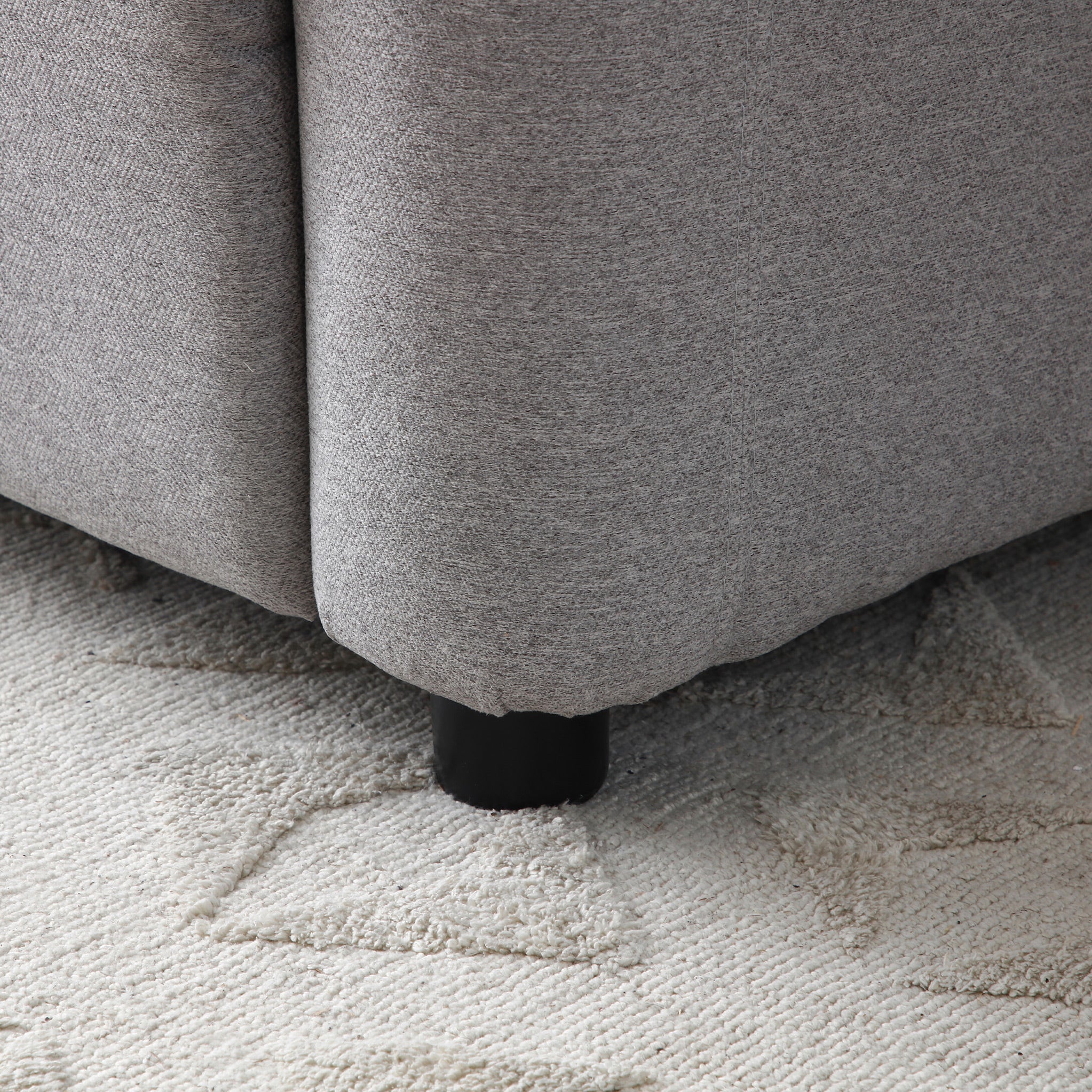 Fauteuil inclinable Fairford Grey en fausse laine