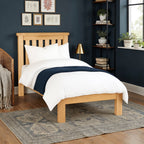 Cadre de lit bas Zelah Oak 90 cm