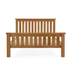 Cadre de lit à lattes en chêne Zelah