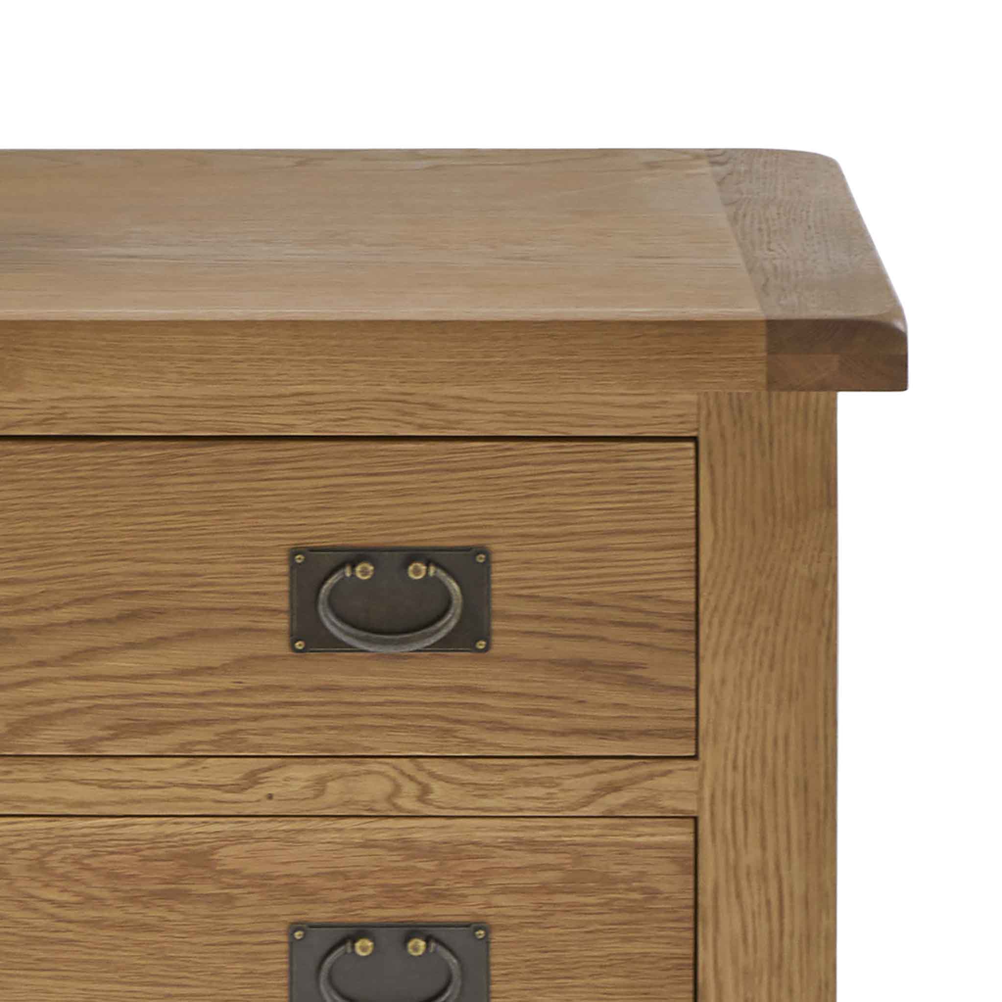 Commode Zelah en chêne à 5 tiroirs