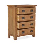 Commode Zelah en chêne à 4 tiroirs