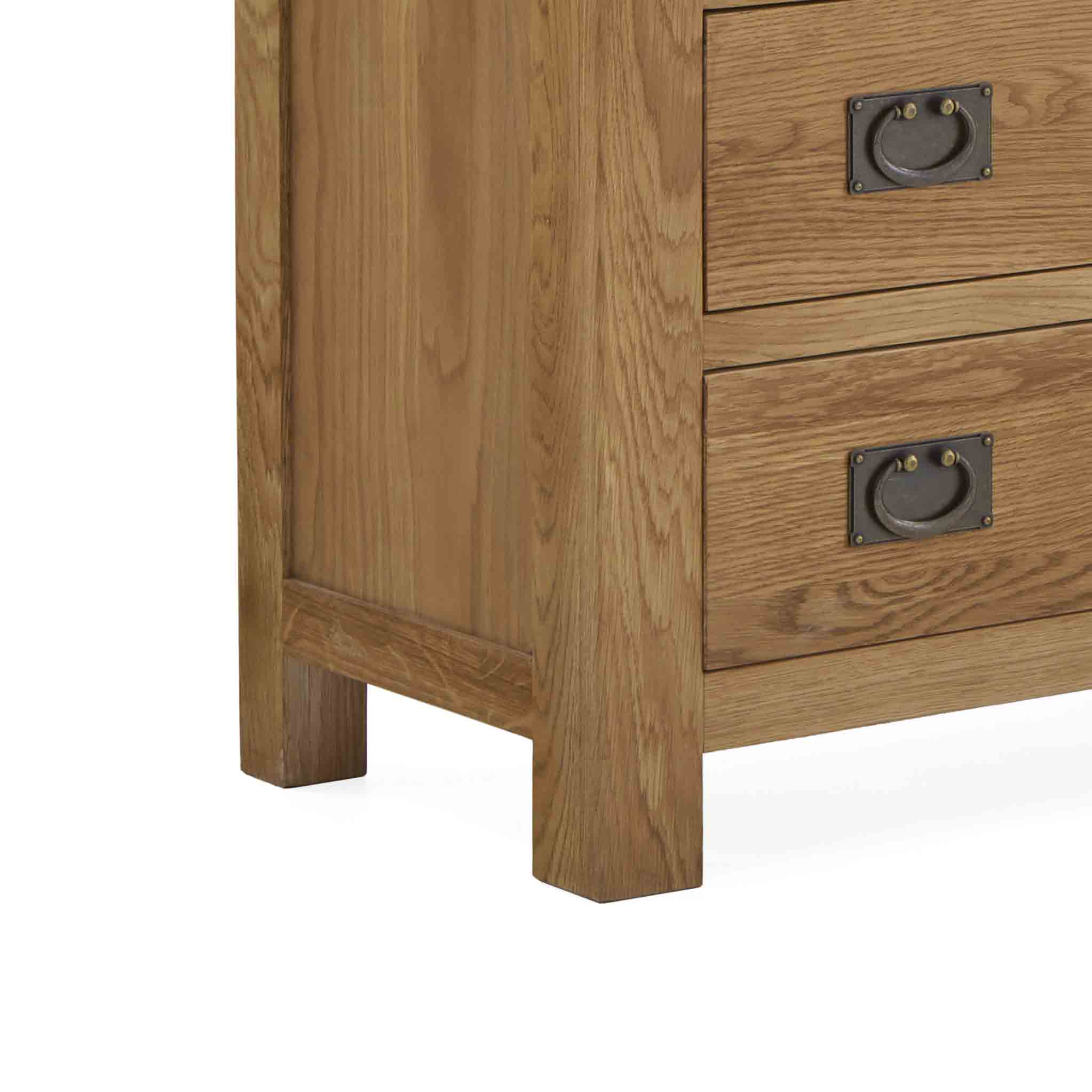 Commode Zelah en chêne à 4 tiroirs