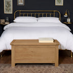 Coffre à couvertures en chêne Zelah