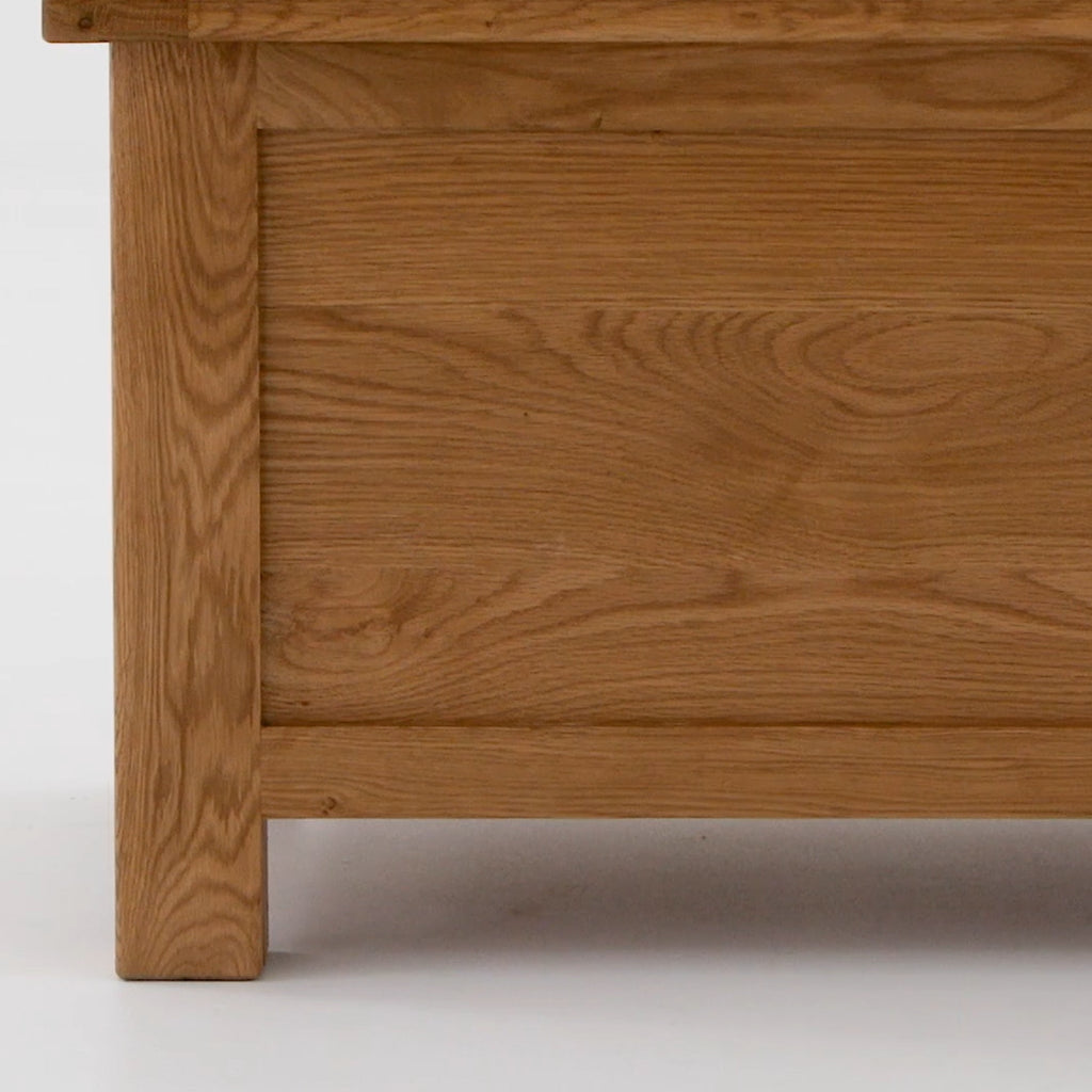 Coffre à couvertures en chêne Zelah