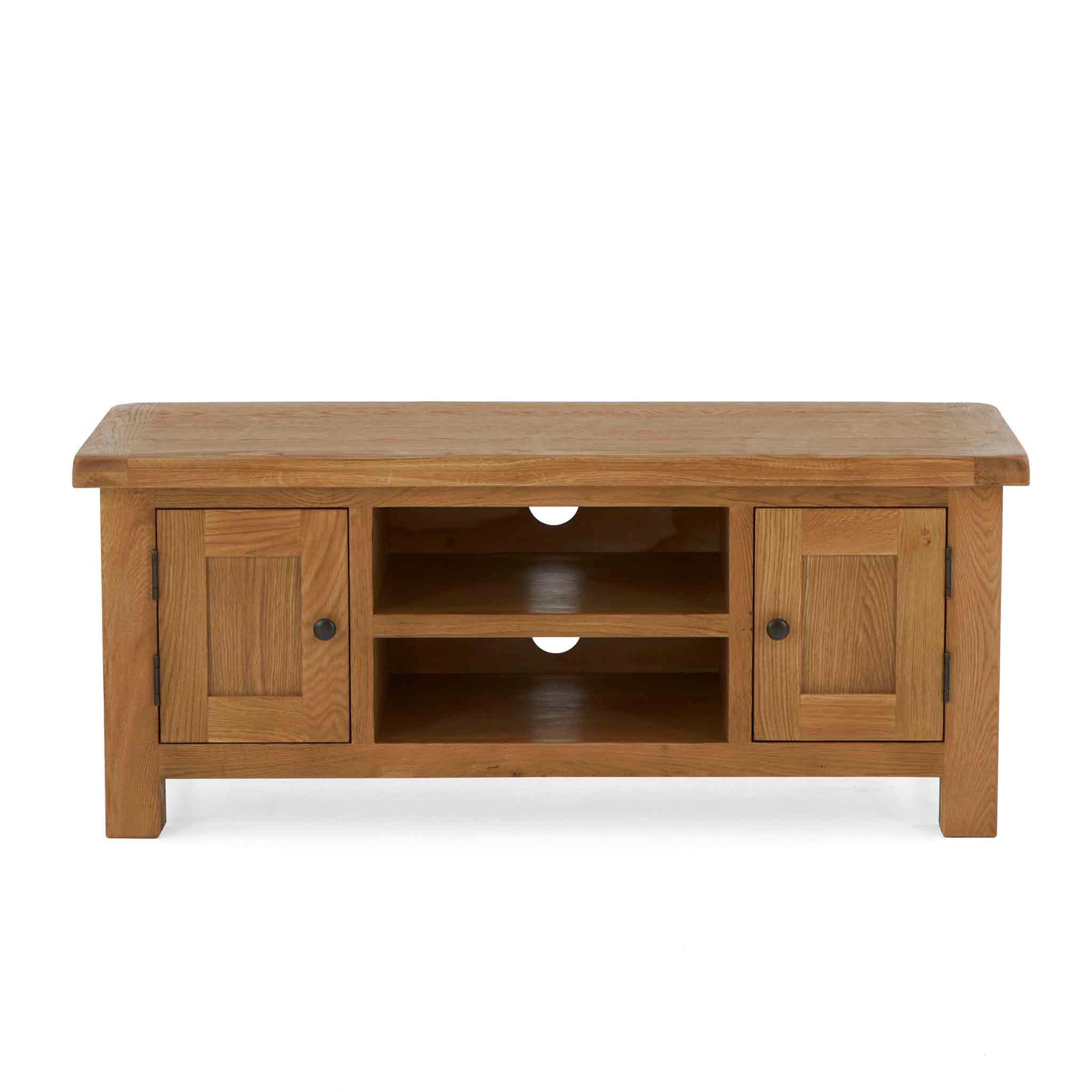 Meuble TV Zelah en chêne de 120 cm