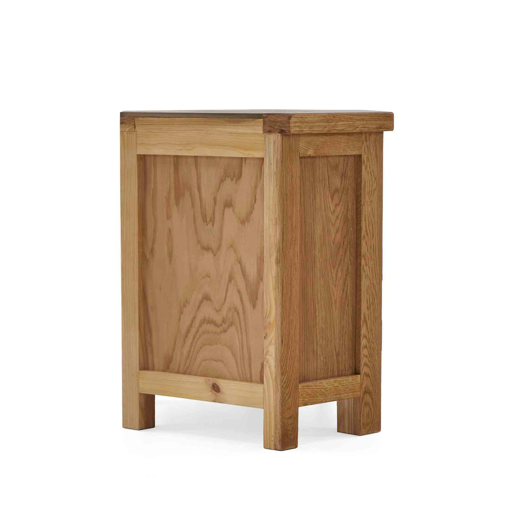 Meuble TV d'angle Zelah en chêne