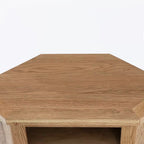 Meuble TV d'angle Zelah en chêne