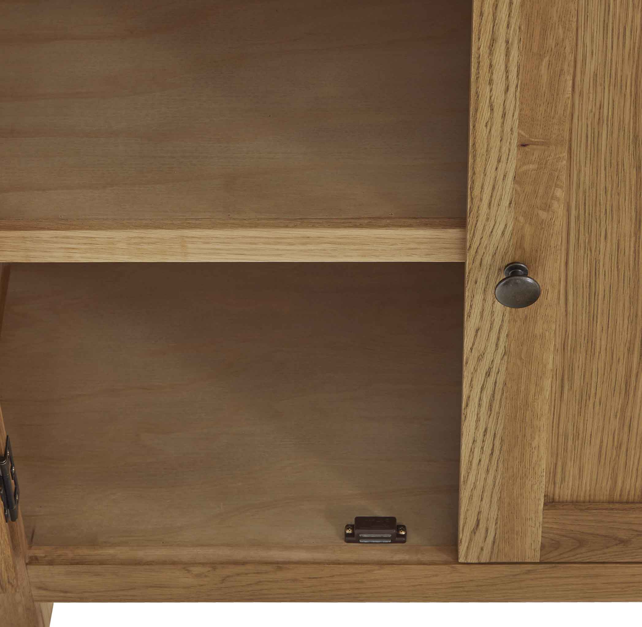 Vitrine en chêne Zelah