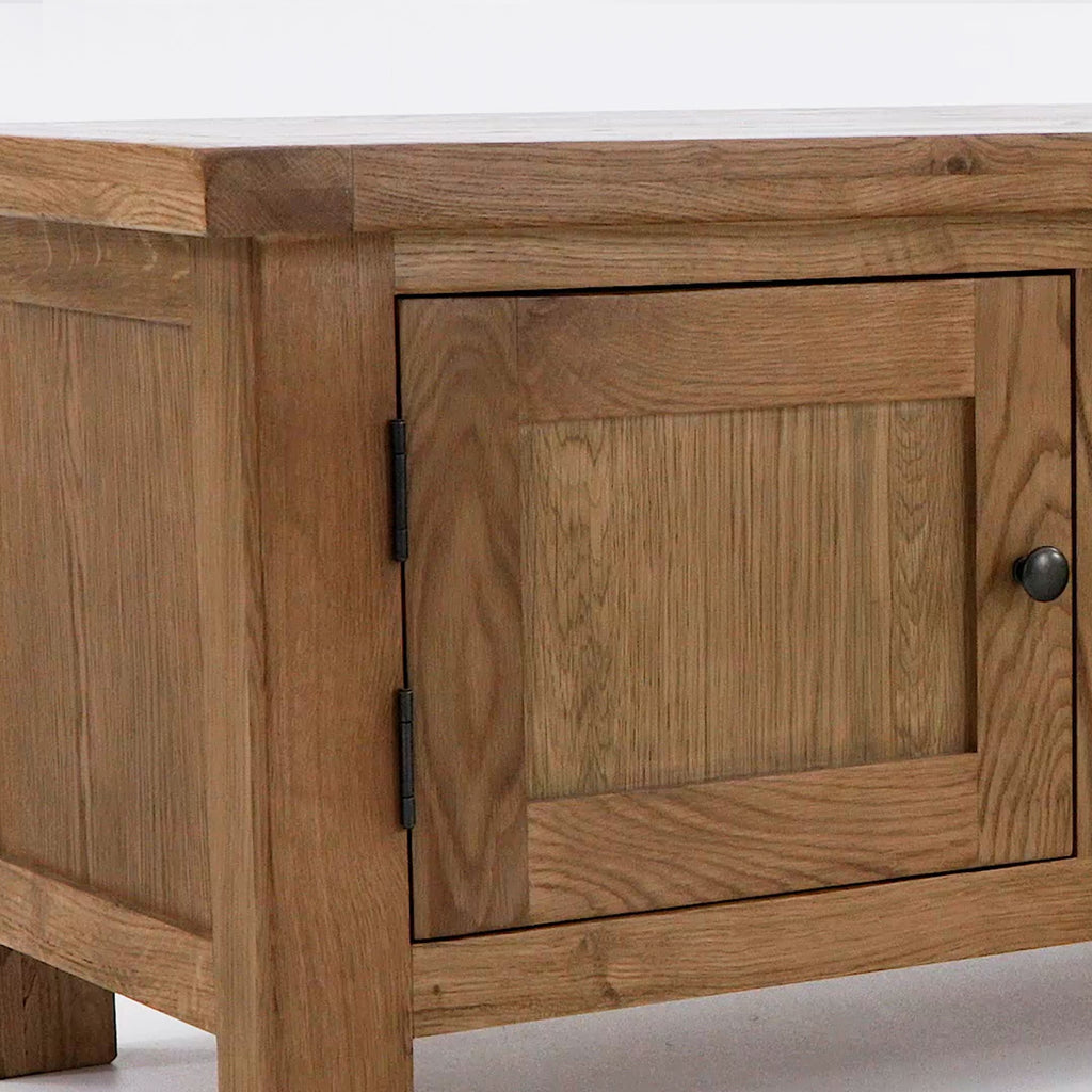 Meuble TV Zelah en chêne de 180 cm