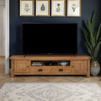 Meuble TV extra large Zelah Oak 200 cm