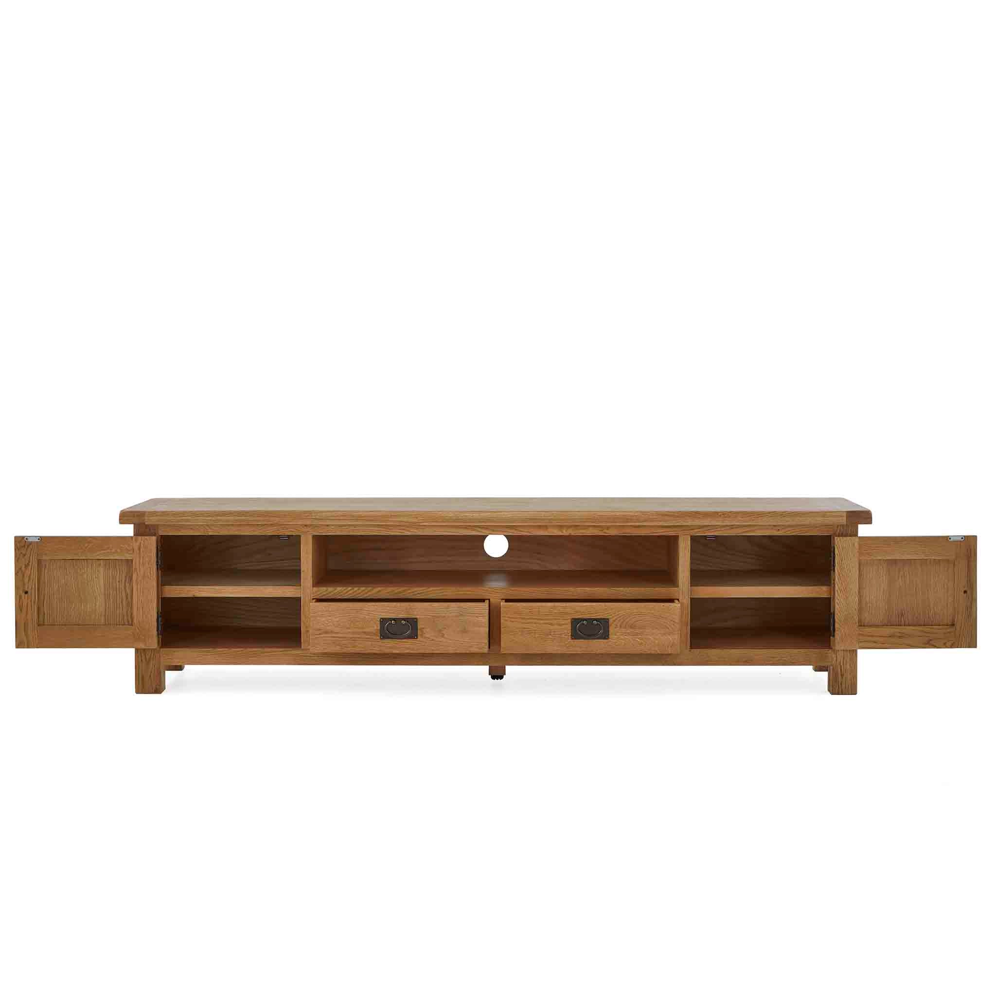 Meuble TV extra large Zelah Oak 200 cm