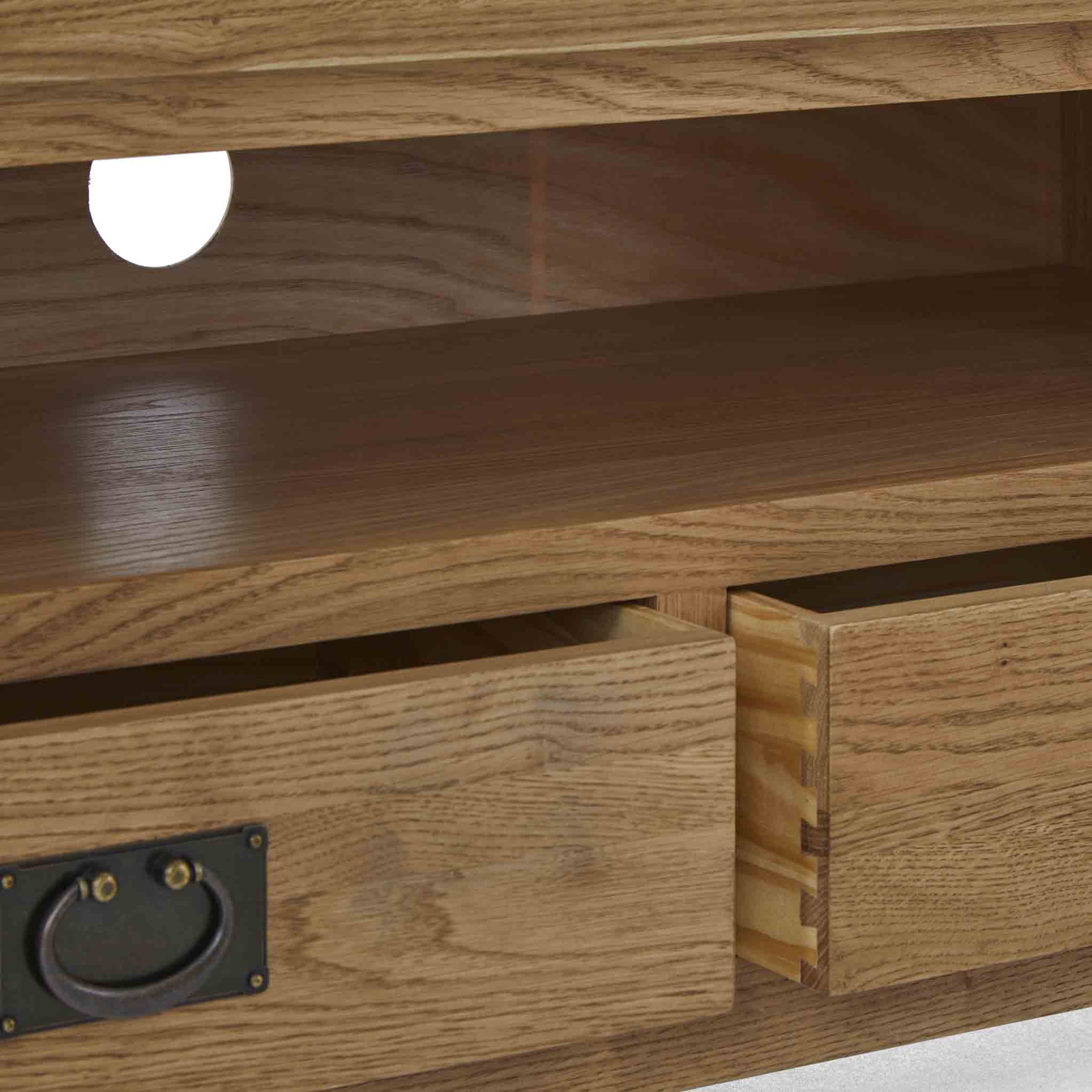 Meuble TV extra large Zelah Oak 200 cm