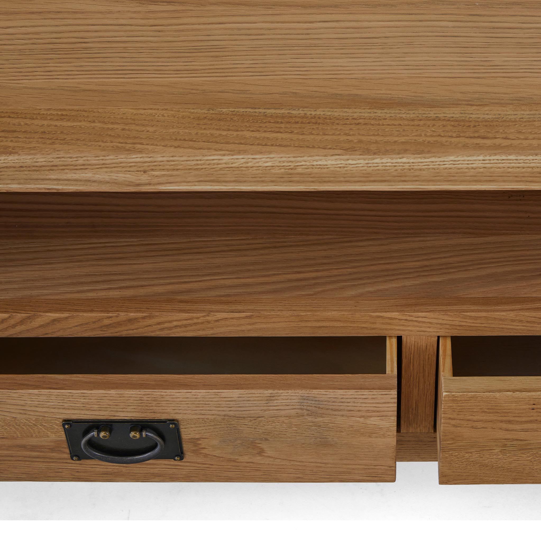 Meuble TV extra large Zelah Oak 200 cm