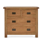 Commode Zelah en chêne, 2 tiroirs superposés.