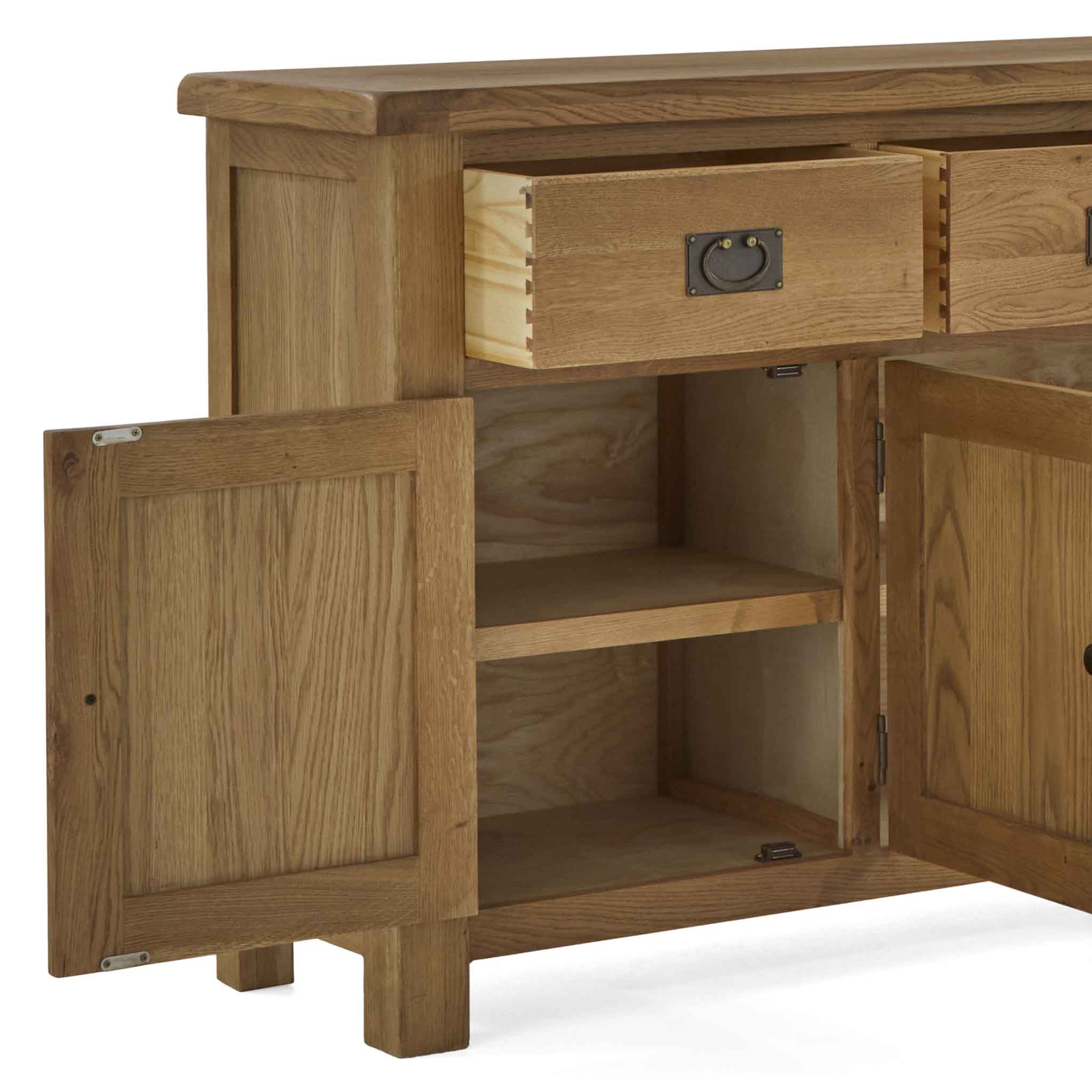 Buffet extra large Zelah en chêne