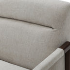 Fauteuil d'appoint Stow en chenille naturelle