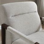 Fauteuil d'appoint Stow en chenille naturelle