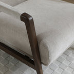 Fauteuil d'appoint Stow en chenille naturelle